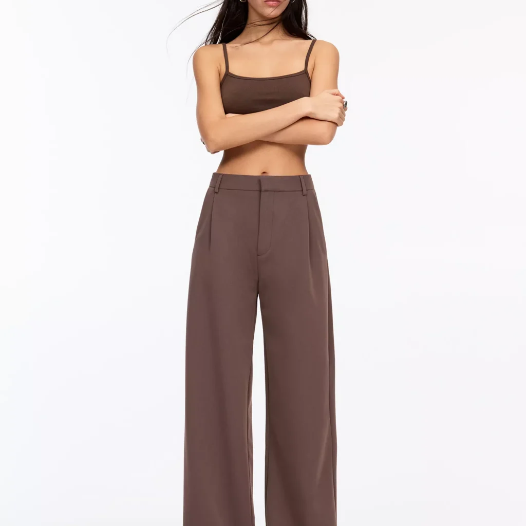 Darted smart trousers