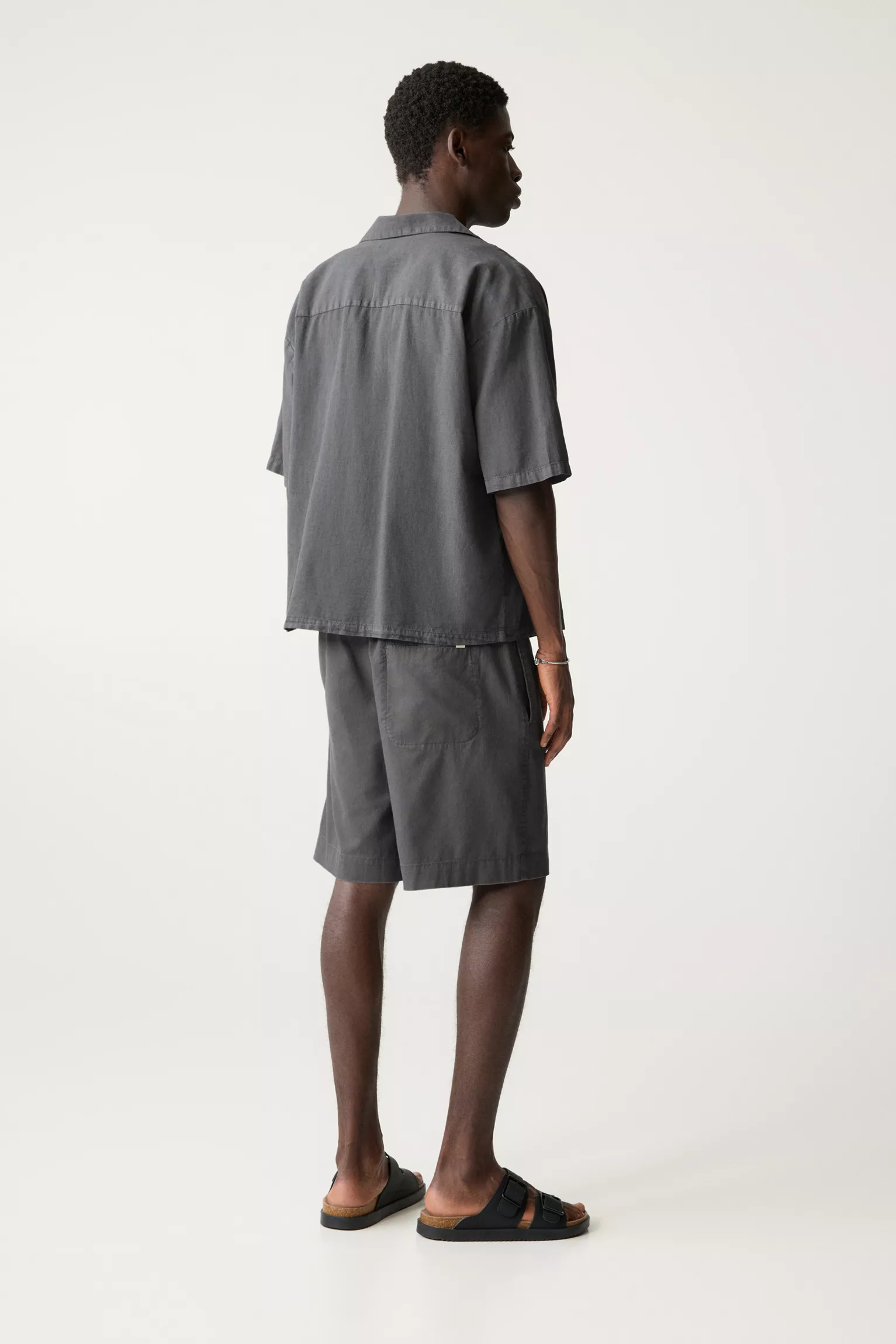 Linen blend short sleeve shirt - Image 2