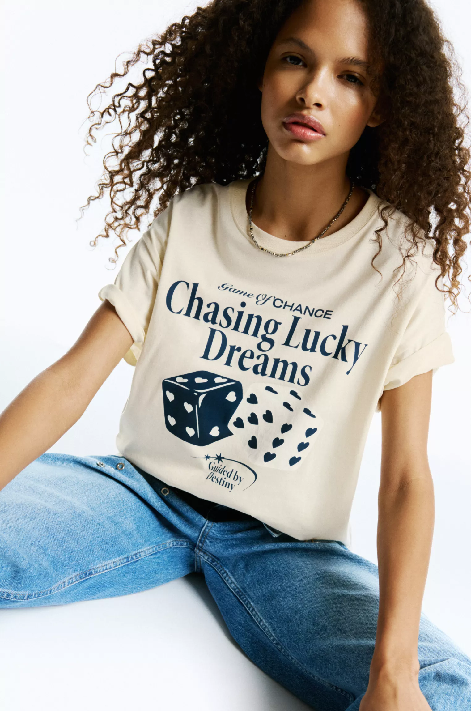 Luck graphic T-shirt - Image 2