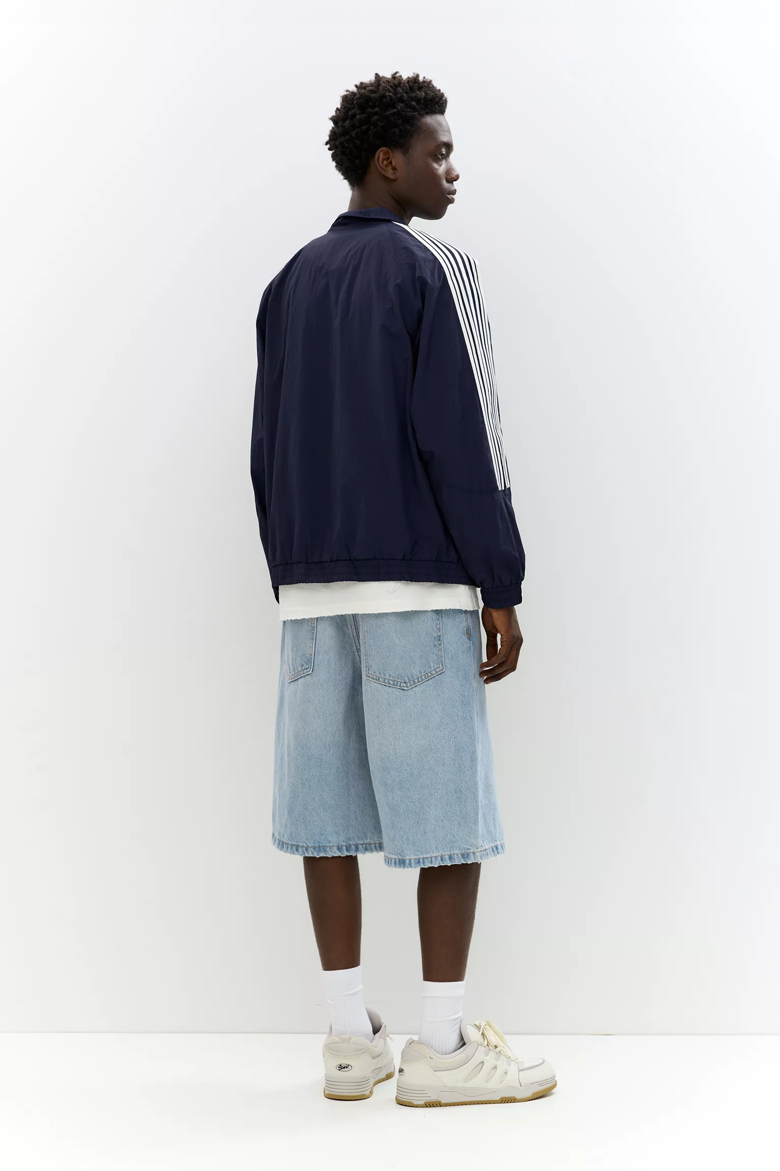 STWD raincoat with side stripes - Image 2