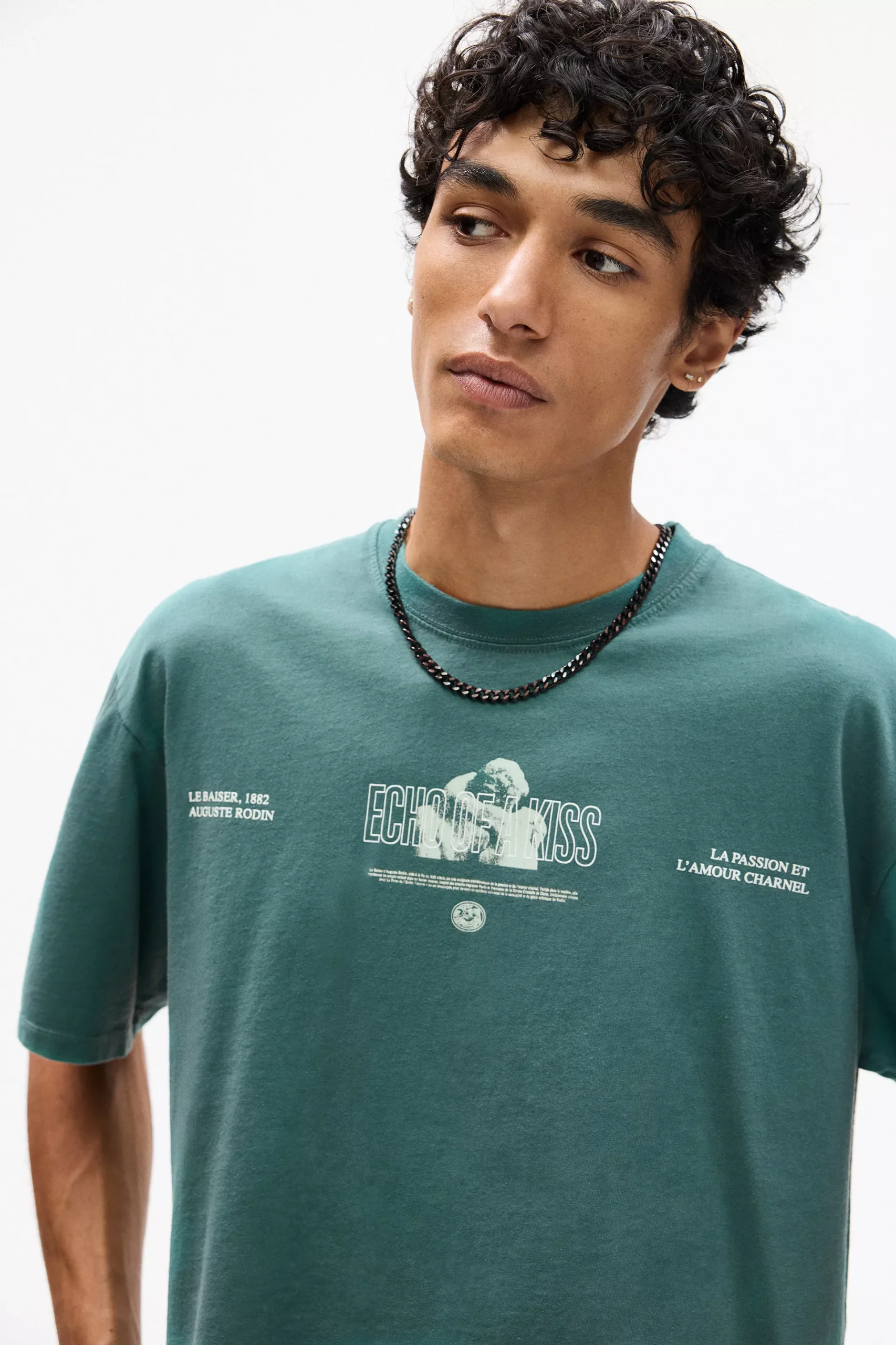 Le Baiser graphic T-shirt - Image 3