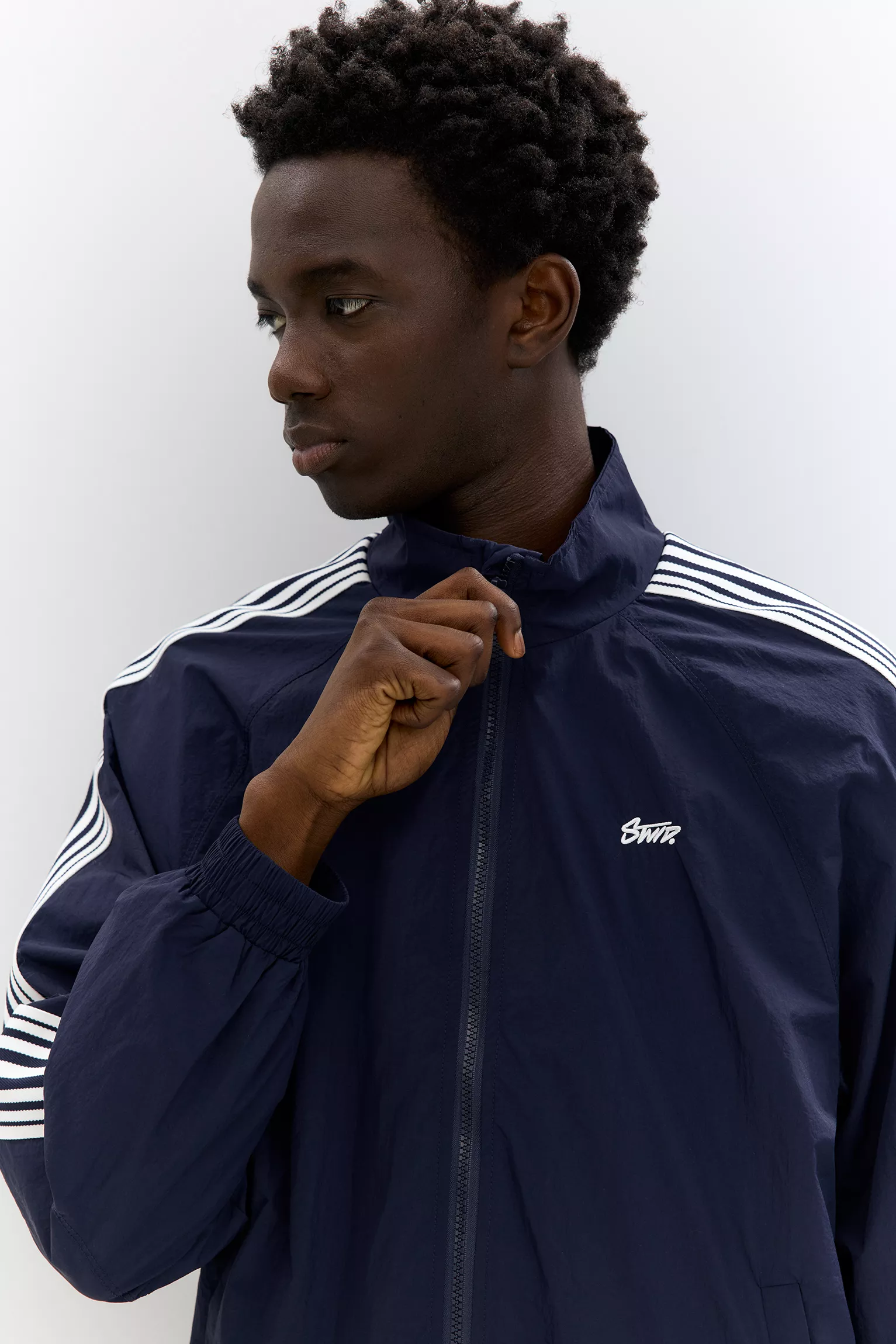 STWD raincoat with side stripes - Image 3
